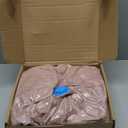 Bean Bag Chair for Adults Kids Without Filling Comfy Oversized Round Lazy Sofa Bean Bag Cover for Stuffed Animal Storage Bedroom Living Room Chairs, 6FT, Light Pink