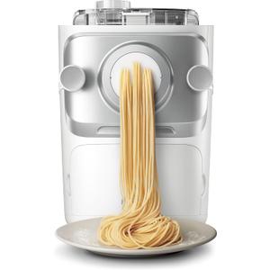 Philips 7000 Series Pasta Maker, ProExtrude Technology 150W, 8 discs, Perfect Mixing Technology, Prepare up to 8 Portions, HomeID App, White, (HR2660/03)