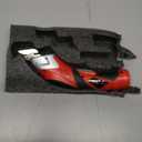 Cordless Electric Scissors with Two Blades - Fabric, Leather, Carpet, Cardboard and Box Cutter - 3.6V Lithium-Ion Rechargeable Battery by Stalwart (Red)