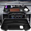 12 inches and 14.4 inches Screen Dashboard Storage Organizer Compatible with Dodge RAM 1500 2019-2026, Anti-Slip Silicone Dashboard Tray Replacement Accessories