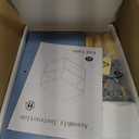 Night Stand, Blue Kids Nightstand with Drawer, Nursery Side Table with Open Storage, 2-Tier Modern End Table, Bedside Table for Small Space, Living Room, Bedroom