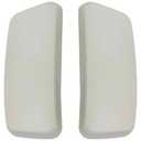 HYEJDRV Chair Armrest Replacement, Arm Pad Caps Replacement for Haworth Zody Office Chair 1 Pair (Grey)