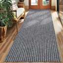 koloko 2ft x 6ft Runner Rug Non-Slip Outdoor Indoor Carpet Runner Custom Size Floor Runners Area Rugs Mat with Rubber Backing for Hallway Entryway Balcony Patio Kitchen Garage Stair Laundry
