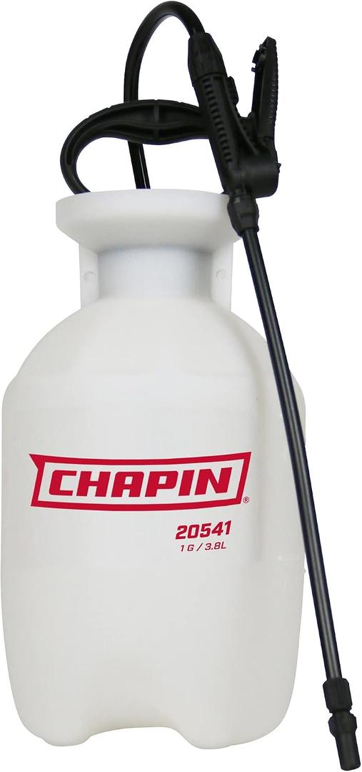 Chapin 20541 Pump Sprayer, 1Gallon, Foaming, Lawn & Garden, Translucent Poly Tank, Adjustable Nozzles, AntiClog Filter, 12" Wand & 34" Reinforced Hose for Weed, Pest & Fertilizer Applications