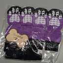 PUPTECK Anti-Slip Dog Socks with Double Sides Grips for Small Medium Large Dogs Hardwood Floors Prevents Licking, Dog Shoes for Hot Pavement Traction Control Paw Protector for Senior Dogs, Purple M (Medium (4 Count))