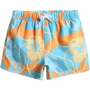 maamgic Boys Swim Trunks Stretch Quick Dry Swim Shorts Kids Bathing Suits Toddler Boy Swimsuit Swimwear (7 Years, Flower Blue)