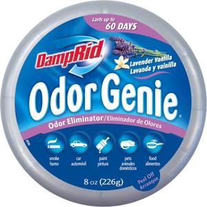 DampRid Odor Genie Odor Eliminator, Lavender Vanilla Fragrance, 8 oz.
