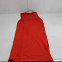 Women's Sexy Bodycon Tank Top Dress Sleeveless Basic Ruched Stretchy Party Club Midi Dresses, Red, Size S