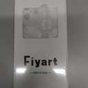 Fiyart Designed for iPhone 11 Case Cute Flowers with Strap Soft TPU Phone Cover Protective Camera Lens Protection for Women Men Floral Bumper with Stand 6.1"-White