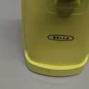 bella Electric Can Opener and Knife Sharpener, Multifunctional Bottle Opener with Removable Cutting Lever and Cord Storage, Stainless Steel Blade, Yellow