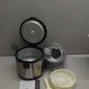 AROMA Digital Rice Cooker, 4-Cup (Uncooked) / 8-Cup (Cooked), Steamer, Grain Cooker, Multicooker, 2 Qt, Stainless Steel Exterior, ARC-914SBD