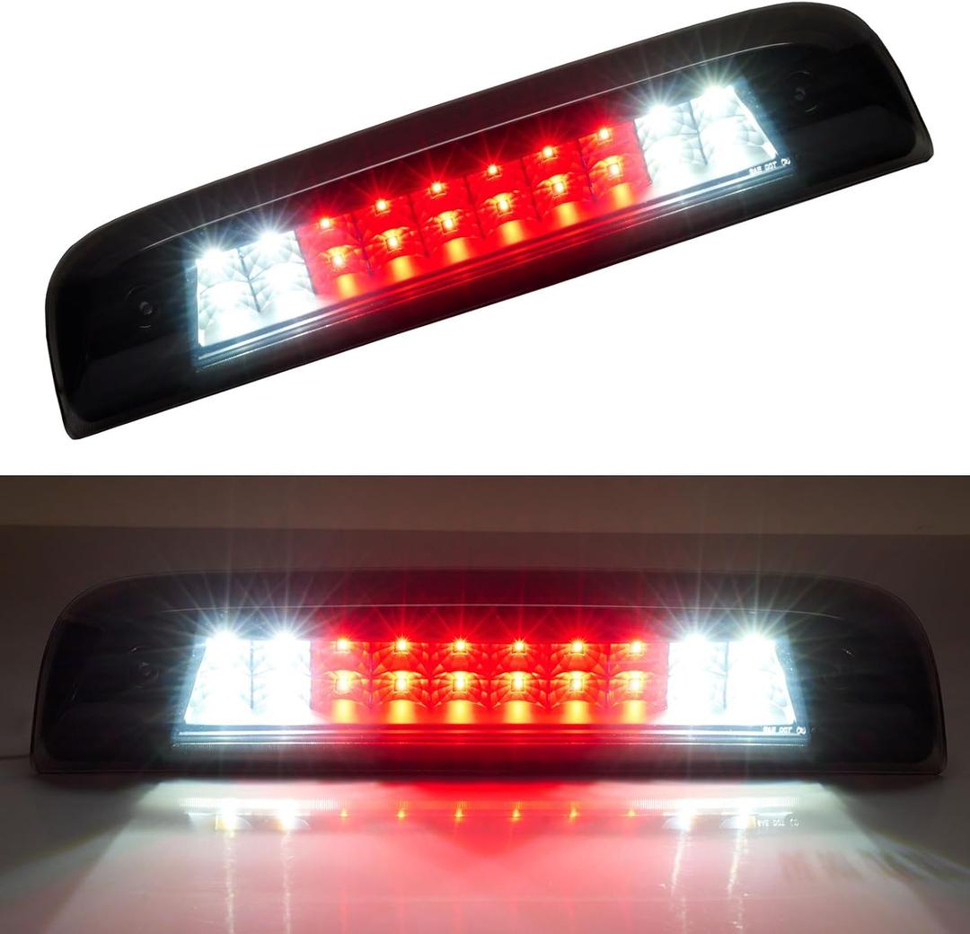 Third 3rd Brake Light LED for 2014-2018 Chevy Silverado/GMC Sierra 1500 2500HD 3500HD, High Mount Rear Brake Lights Assembly, Waterproof Center Cab Cargo Lamp Stop Light