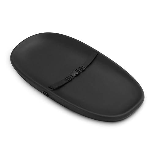 évolur Eva Baby Changing Pad, Soft, Lightweight and Portable Changing Pad, Fits All Changing Table, Waterproof Firm Padding - Black