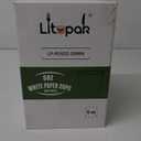 LITOPAK 300 Count 6 oz Paper Cups, Disposable White Paper Coffee Cups, Hot Beverage Drinking Cup for Coffee, Water, Juice, and Espresso