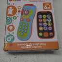 JOYIN Baby Learning Phone and Remote Toy for Toddler, Fun Smartphone Toys with Music for Infants, Boys or Girls, Holiday Stocking Stuffers, Kids Birthday Gift, Easter Basket Stuffers