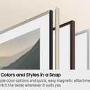 Samsung 55-inch The Frame Customizable Bezel Modern White (VG-SCFA55WTBZA, 2021 Model)
