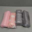 Baby Bassinet Sheets 4 Pack Compatible with 33" x 20" Mika Micky, Baby Delight, Dream On Me, AMKE and Other Rectangle Bassinet Mattress, Ultra Soft & Skin-Friendly, Pink Print (for Mika Mikcy & Baby Delight & Bedside Sleeper)