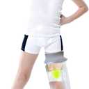 Waterproof Full Leg Cast Cover for Shower Kids -in 3 Sizes | Leg Cast Shower Protector, Watertight Seal Cast Cover Leg for Knee Foot Ankle, No Mark on Skin Reusable(Recommended Age:6-8)