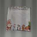 2 x 20Pcs Christmas Secret Santa Questionnaire Set, 8"x10" Double-sided Xmas Gift Exchange Wish List Fill In The Blank Cards For Kids, Adults, Christmas Family Office Party Activities Supplies - A01