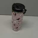 Cowboy Tumbler with Handle Flip Straw Western Desert 30oz Insulated Stainless Steel Cup Vintage Travel Coffee Mug Water Bottle for Women (Beige)