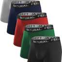 Natural Feelings Mens Underwear Coolzone Boxer Briefs for Men Pack Stretch Performance Quick Dry Sports Underwear (XX-Large)