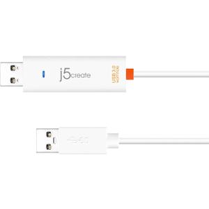 j5create JUC500 Data, Keyboard, and Mouse Sharing/Transfer USB 3.0 Cable Transfer Data Between Mac and Windows [Wormhole Switch]