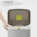 EKO 21 Gallon / 50-90 Liter,110 CountDrawstring Trash Bags, Extra-Strong Unscented Garbage Bags, Easy-Dispense Roll for Kitchen & Household Use, Resists Tears, Leaks and Punctures, Code G, White