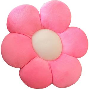 AZCHEN Flower Pillow Patio Furniture Cushions Standard Throw Pillow Home Chair Cushion Decorative Pillow Cushion (11.8inch, Pink), 1 Count