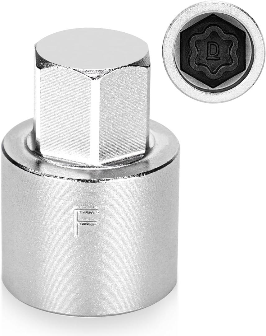 D Wheel Lock Key,Locking Lug Nut Key Compatible with Toyota