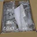 Vacane 2 Pack Plastic Adhesive Mount Over Cabinet Door Organizer, Wall Organization Container Makeup Organizer Hanging Basket Bins for Kitchen, Pantry, Craft Room, Office, Space Saving Holder (Medium)