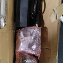 Vabches Black Vanity Desk, Vanity Mirror with Lights, Makeup Desk with Stool, Makeup Table with Large Storage Drawers and Shelves, Time and Temperature Display, 3 Led Lighting Modes Adjustable