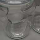 FyndraX Half Gallon Large Glass Jars with Lids, Airtight Storage Clear Containers for Cookie, Candy, Flour, Sugar, Coffee, Food Organization Canisters for Kitchen, Laundry Room and Pantry, Set of 2