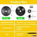 Wheel and Ball Wheel Replacement Parts Compatible with Dyson V11 V8 V7 V10 V12 V6 DC58 DC59 DC62 DC74 Vacuum Cleaner,35W 50W Direct Drive Cleaner Head Wheels Replacement Parts