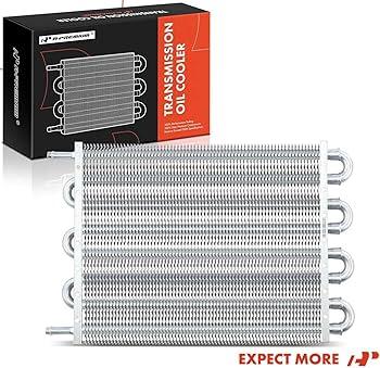 Transmission Oil Cooler, Universal Aluminium 8 Pass Tube and Fin, Oil Cooler Kit with Hose Mounting Kit