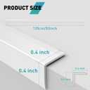 FCSOTSPS 10-Pack Tile Edge Trim,53''x0.4''