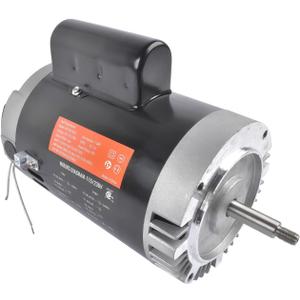 B128 1HP C-Face Pool Pump Motor, 56J Frame, 3450 RPM, 115/230V, 1.4 SF, Full Rated Single Speed, Replacement for A.O. Smith Hayward Pool Motor