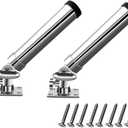 Cost-Effective Fishing Rod Holder Set, Pack of 2 Fishing Rod Holder for Boat, 316 Stainless Steel Adjustable Fishing Pole Holder, Marine Deck Mount Trolling Rod Holder for Boat Ship Yacht