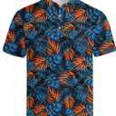 Golf Polo Shirts for Men Athletic Golf Polos Short Sleeve Performance Golf Shirts (L)