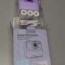 Kids Instant Digital Cameras for Boys and Girls, 1080P HD Dual-Lens Selfie Digital Camera with Print Paper & 32G Card, Christmas Birthday Gifts Toys for Toddler and Teenagers Age 3-16 Years Old (Purple)