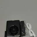 Portable Fan 10000mAh Rechargeable, Mini Waist Fan With Max 24H Working Time, 3 Speeds 5100RPM Strong Airflow Wearable Personal Clip Fan Belt Fan for Outdoor, Jobsite, Farms, Traveling, Fishing (Black)