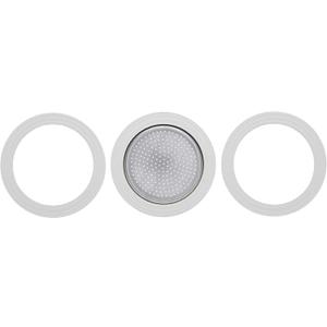 Bialetti Replacement Gaskets and Filter for 1 Cup Moka / Break / Dama / Mini Express Espresso Makers (1-CUP Size)