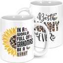 Nanny Gifts Christmas from Grandchildren 11oz Mug, Mothers Day Gifts for Nanny, Grandma Birthday Gift Ideas, Best Nannies Ever Coffee Mug