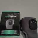 FootRenew Triple Method Massager The Official - Electric Foot and Ankle Massager Heated Wrap with 3 Vibration Modes and 5 Heat Levels - Cordless Portable Design