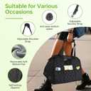 Fully Opening Cat Soft-Sided Carriers, Self-Locking Zipper, Cat Transport Carrier with 3 Pockets, Breathable Cat Carrier Soft, Perfect for Traveling, Outdoor Activity and Driving Up to 16 Lbs(Black)