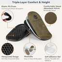 Beautulip 3-Layer Adjustable Heel Lift Inserts - Height Increase Insoles for Women and Men, Heel Cushion Cups for Heel Pain and Leg Length Discrepancies (Large: Women's 9.5-12.5 / Men's 8.5-13.5)