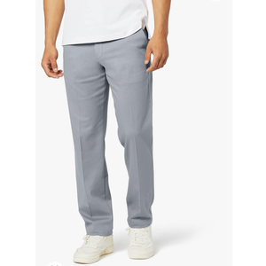Dockers Men's Straight Fit Easy Khaki Pants, 32-33 Size, Gray 