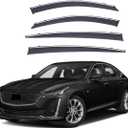 Window Visors Rain Guards for Cadillac CT5 MK1 2019+ Accessories,Side Window Wind Deflectors for Cadillac CT5 MK1 2019 2023 2024 2025, 4 PCS