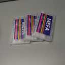 3 x MEFA 15 Sizes Short Coffin Nail Tips - 300 Pcs Half Matte Full Cover Press on Nails, Pre-shape Gel Nail Tips for Nail Extension Home DIY Salon Manicure