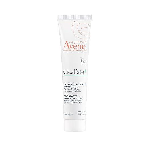 Avène Cicalfate+ Restorative Protective Cream, Face Moisturizer, face cream for sensitive skin, helps restore skin barrier, restorative cream, safe for infants, children and adults, 1.3 Fl Oz