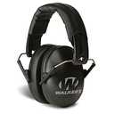 Walker's Unisex Adult's Lightweight Foldable Hearing Protection 22 dB Noise Reduction Pro Low-Profile Earmuffs (Black)